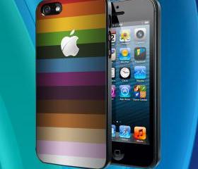 rainbow apple iphone case 10 - iPhone 4 Case iPhone 4S Case iPhone 5 Case iPhone 4 / 4S / 5